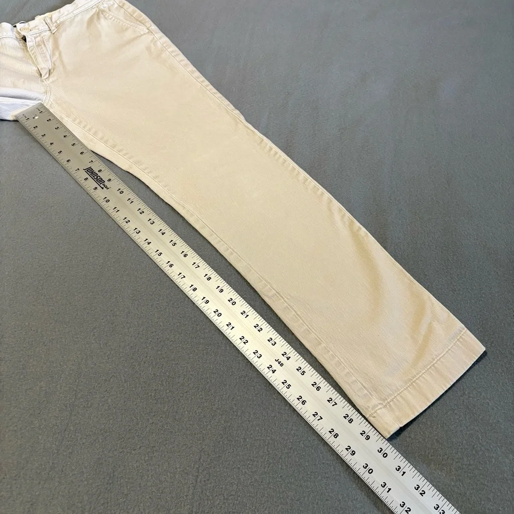 J.‎ Crew Men's Light Tan Chinos 30x30 Style 770 Stretch Textured Tapered Leg